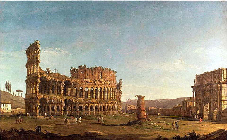 Colosseum and Arch of Constantine#